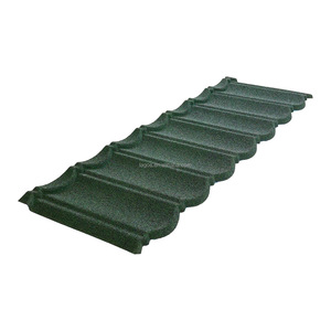 現代的な耐熱・耐火・防水の四角い石粒付き金属屋根材 1340*420mm メタルウッドシェイク屋根板 - Product Image 4