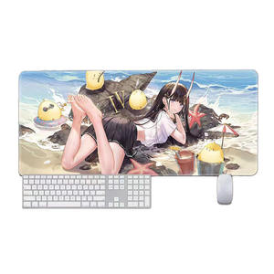 MIO XXL oversize RGB LED Mouse Pad Full <span class=keywords><strong>Sexy</strong></span> Cartoon ragazze scrivania Pad per gioco ragazza carina Anime tappetino per Mouse per computer portatile per giochi di scacchi - Product Image 4