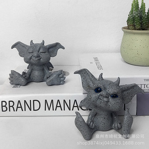 เอลฟ์การ์เด้นมินิเอเจอร์เรซิ่นออร์นาเมนต์ตกแต่งฮาโลวีนห้องนั่งเล่นเดสก์ท็อปการ์ตูนฟิกเกอร์แพคเกจชิ้นเดียว - Product Image 3