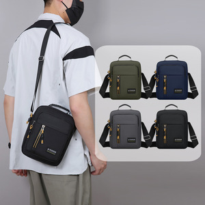 Fashion Men's Shoulder Bag Oxford Cloth Portable Crossbody Bag For Everyday Commute Gray Black Blue Military Green - Product Image 2
