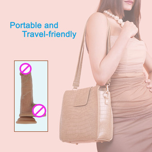 Dildos con Sensación Agradable a la Piel, Pene de Silicona de 20 cm, Réplica 1:1, Textura Clara, Masturbación para <span class=keywords><strong>Hombre</strong></span> y Mujer - Product Image 3