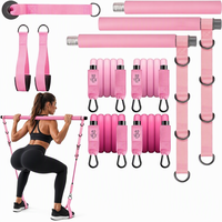Bande de Résistance TPE Multifonctionnelle Portable Personnalisable pour Fitness et Exercice, Barre de Pilates, Bandes de Yoga, Logo Personnalisé