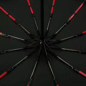 <span class=keywords><strong>Parapluie</strong></span> publicitaire professionnel pour <span class=keywords><strong>homme</strong></span>, élégant, à double usage, avec manche en bois, entièrement automatique, <span class=keywords><strong>pliable</strong></span> à 10 baleines, coupe-vent, pour le soleil et la pluie - Product Image 4