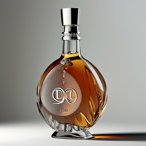 Botella de Vidrio Borosilicato Plana de 500ml y 750ml para Licores, con Estampado en Caliente, para Vino/Vodka/Whisky, Frasco Vacío para Bebidas Alcohólicas - Product Image 2