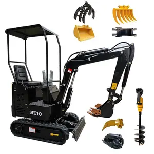 free shipping china cheap mini excavator 0.8 ton 1 ton excavators mini epa usa for sale with Discount price