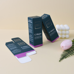 Hộp giấy mỹ phẩm cao cấp sáng tạo màu đen, bao bì tuýp son bóng, hộp đựng son bóng, mascara, bao bì sản phẩm dạng thùng <span class=keywords><strong>carton</strong></span> - Product Image 2