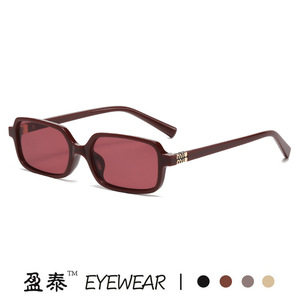 Eyewear <b>Square</b> <b>Sunglasses</b> UV400 PC Frame Women Fashionable Street Style - Product Image 3