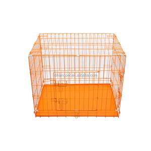 Cage à rongeurs pliable de qualité industrielle, disponible en stock, personnalisable, en treillis métallique, cage pour chien, enclos pour reptiles, cage en acier rigide - Product Image 2