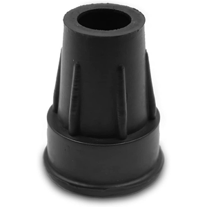 Puntali Antiscivolo per Bastoni da Passeggio 19 mm, 18 mm e 17 mm (x4 pz), Gommini Neri KMINA K10038 - Product Image 1