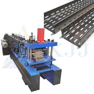 全自动多种尺寸的预镀锌电缆桥架轧制成型电缆桥架制造机 - Product Image 1