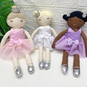 Adorable Muñeca de Trapo de Peluche, Osito de Princesa de Ballet Súper Suave, Relleno de Algodón PP, Regalo para Niños - Product Image 1