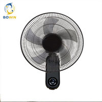 Ventilateur mural électrique CA de marque premium, 16/18 pouces, avec minuterie et 5 pales