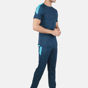 ชุดวอร์มใส่เล่นกีฬาสำหรับผู้ชายชุดวอร์มใส่สบายแขนสั้นและกางเกงขายาวสำหรับใช้ในชีวิตประจำวัน - Product Image 4