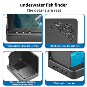 Caméra de pêche sous-marine pour la pêche <span class=keywords><strong>sur</strong></span> glace en hiver, 4,3 pouces, 1080p, vision nocturne IR, étanche IP68, Eyefish Aqua Vu, détecteur de poissons visuel - Product Image 5