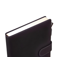 Agenda personnalisé en cuir PU sur mesure avec logo personnalisé, fermeture à boucle, pour cadeau d'entreprise et papeterie de bureau