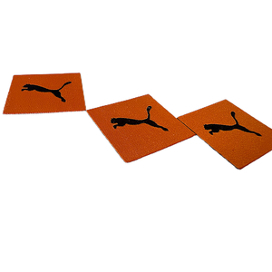 Parches Bordados en <span class=keywords><strong>3D</strong></span> Color Naranja Personalizados de Alta Calidad para Abrigos, Precios Razonables, Silicona Resistente a la Decoloración, Borde Cortado con Láser - Product Image 4