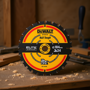 Cuchilla Circular de Alta Resistencia para Trabajo Pesado, 184 mm, 24 Dientes, Nail Tough, Garantía de 3 Años, para Cortar Madera - Product Image 3