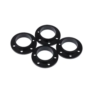 CNC Turning Part Black Circle Ring Aluminum Stainless Steel Polish Anodize High Precision CNC Machining Spare Part