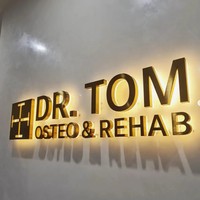 Enseigne en métal rétroéclairée personnalisée pour entreprise, bureau, bar, mariage, centre commercial et écoles - Signalétique extérieure rétroéclairée par LED