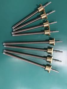 בורג עופרת טרפזoidal מחורץ T8 T10 T12 T16 T20 T25 עם תנועה דו-כיוונית לעיבוד קצה, עיבוד בהתאמה אישית - Product Image 3