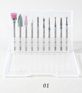 Brocas portátiles de <span class=keywords><strong>carburo</strong></span> de tungsteno para uñas de cerámica para quitar uñas de gel de varios tamaños, perfectas con lámpara UV - Product Image 5