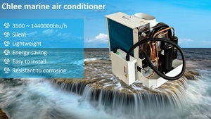 Chlee 18000Btu sistema di Modulare marino condizionatore d'aria per barche a vela 110v incluso R410A componenti Core con pompa Gree - Product Image 4