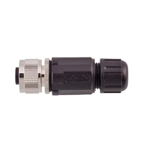 Fabrika M12 lehimli plastik konnektörler 2-17Pins B D erkek kadın PG7 PG9 Metal konnektörler düz açılı çeşitli için monte - Product Image 5