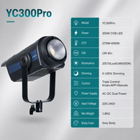 YC300Pro – Éclairage photo professionnel LED COB bicolore 300W, 21 130 Lux, avec contrôle via application à distance pour le streaming commercial en direct