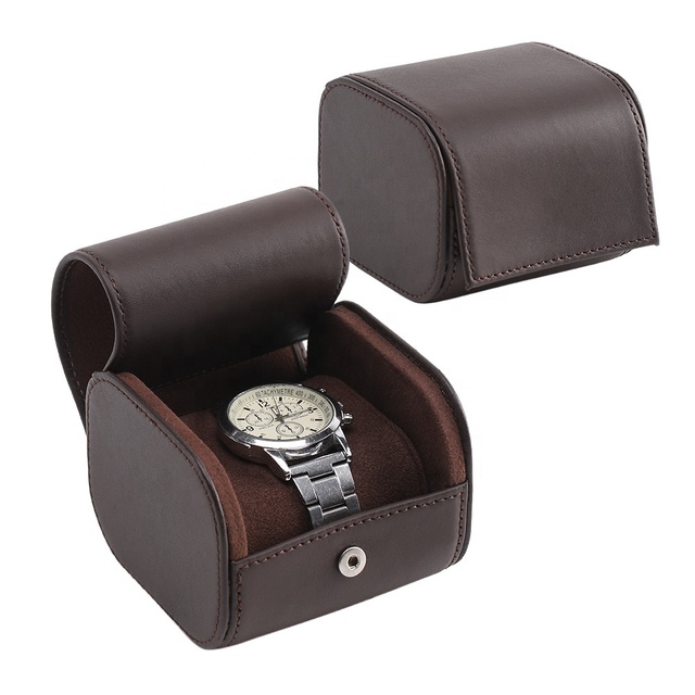 Wear-Resistant Premium PU Leather Customizable Mechanical Wristwatch Protection Watch Organizer Case
