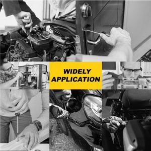 Trung Quốc tùy chỉnh 8 cái phẳng rãnh chéo nghiêng tua vít đa kích thước mập mạp và tiêu chuẩn Screwdriver <span class=keywords><strong>Set</strong></span> với Non-Slip xử lý - Product Image 2