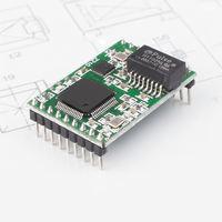 Module convertisseur Ethernet TTL/RS485 double port, passerelle Modbus TCP industrielle ultra-compacte pour IoT, prise en charge de la portée virtuelle COM ARM Cortex-M4
