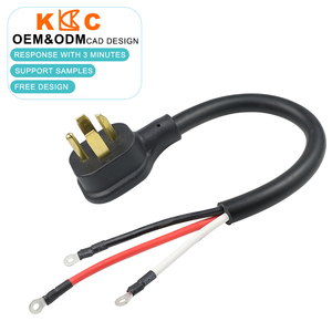 Cordon de sèche-linge NEMA 14-30P à 4 broches 30A 250V / Câble de remplacement pour appareils <span class=keywords><strong>électroménager</strong></span>s / Pigtail à borne O-Ring - Product Image 1