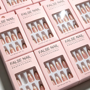 <span class=keywords><strong>Faux</strong></span> ongles longs Ballerina à impression laser <span class=keywords><strong>flamme</strong></span> irisée, personnalisables OEM/ODM, pour ambiance de soirée en boîte de nuit, parfaits pour les photos - Product Image 2