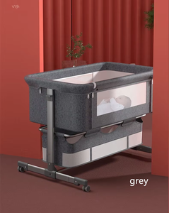 Ensemble de literie pour berceau en métal moderne à vendre avec design co-dormeur et <span class=keywords><strong>grand</strong></span> panier de rangement - Product Image 5