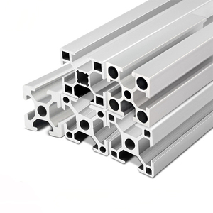 6005 kustom T5 2020 4040 3030 4080 profil aluminium Tslot ekstrusi 40x80 4080 <span class=keywords><strong>T</strong></span> Slot profil ekstrusi aluminium