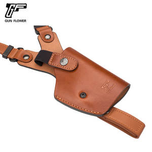 GUNFLOWER चमड़े कंधे पिस्तौलदान यूनिवर्सल पनाह ले जाने विश्वविद्यालय पिस्तौलदान + डबल पत्रिका पाउच अनुकूलित रंग - Product Image 3