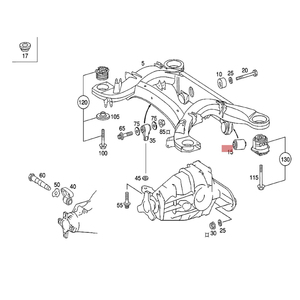 Copa de suspensión inferior trasera de piezas automotrices para Mercedes Benz 230 250 R350 GLK350 C A2203521365 - Product Image 2