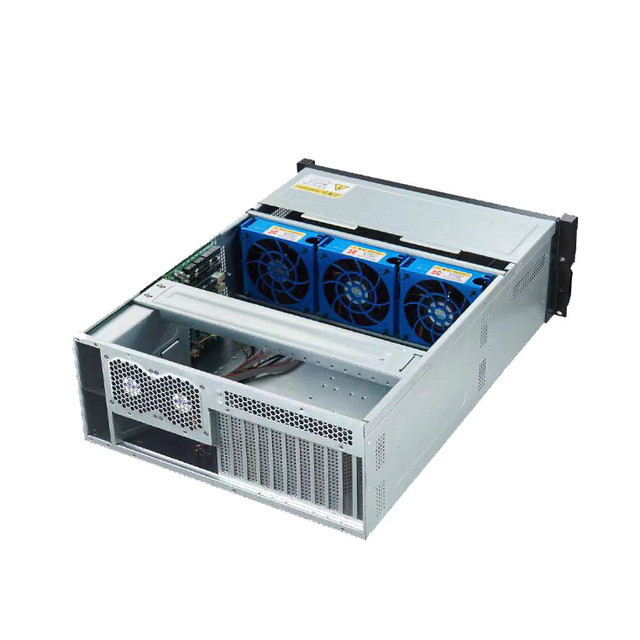 AI 4u 5u 6u 8u Multiple Gpu Server Case With1+1/ 4+1 Redundant Power Supply Support 4 6 8Graphic Card Pcie Gpu Enclourse Server