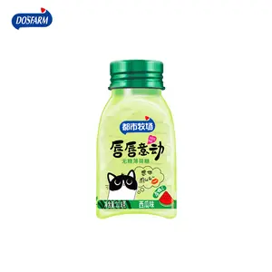 Customizable Color Bottle Color Aluminum Lid 22g Vitamin C Sugar Free Mints Heart Shape Watermelon Flavor Health Candy