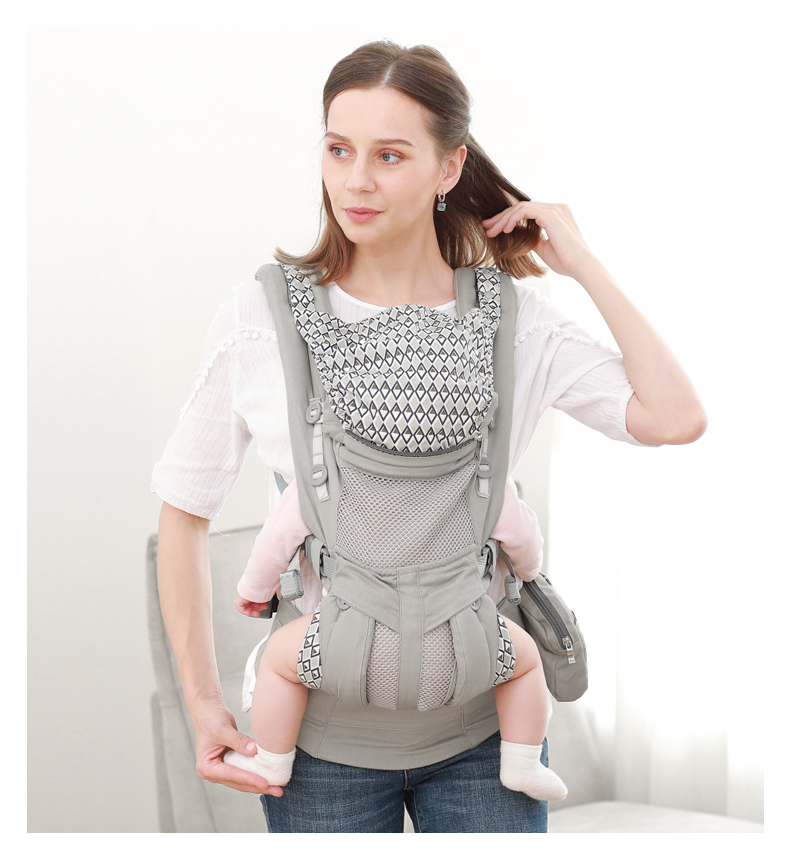 Aimama 0-36 Months 360 Ergonomic Cold Air Cotton Adjustable Baby Carrier  Baby Sling Wrap Strap Backpacks