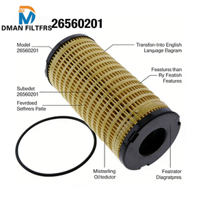 Filter Bahan Bakar Mesin Berkualitas Tinggi Harga Grosir 26560201 1R-1804 BF7925 FS20009 P551354 33804 untuk Traktor - Product Image 4