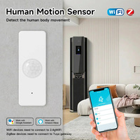Nouveau détecteur d'alarme infrarouge à détection de mouvement humain TUYA Wi-Fi/ZigBee en option avec contrôle par application mobile