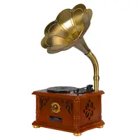 Jukebox del lettore di registrazione del disco del vinile del Jukebox del fonografo di legno di vendita calda di Amazon di Cmik