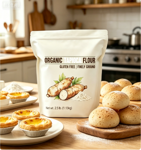 Almidón de Tapioca Orgánico 100% Puro, Sin Gluten, Sin OMG, Harina de Yuca de Grado Alimenticio, Venta al Por Mayor - Product Image 2