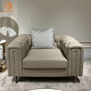 Hotel French Classic Customizable Living Room Funiture Wood Antique European Royal High-End Genuine <strong>Leather</strong> Solid Luxury <strong>Sofa</strong> - Product Image 2