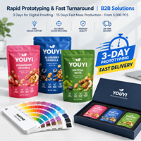 YOUYI Sachet d'emballage souple personnalisé pour aliments pour animaux de compagnie avec gravure, délai de production de 15 jours, certifié BRCGS FDA
