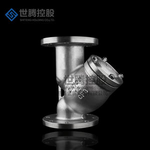 Vanne filtrante à bride en Y en acier moulé pour tuyau de vapeur, GL41W-100C, en acier inoxydable, équipement de filtration industriel DN200 - Product Image 5