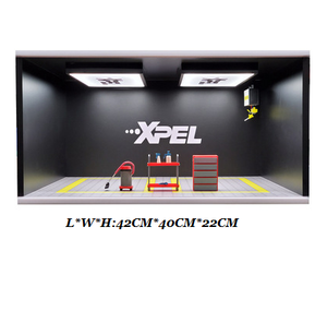 1:18合金車モデル地下駐車場シミュレーションのアクリルディスプレイボックス合金車モデル2駐車場 - Product Image 3