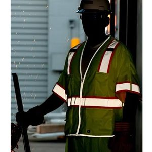 Chaleco de Seguridad Reflectante de Alta Visibilidad CITICITYANSI Clase 3, con Mangas, Resistente, para Topógrafos, con Múltiples Bolsillos - Product Image 6