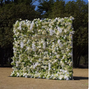 Decorazione Murale con Fiori Artificiali per Negozi di <span class=keywords><strong>Abbigliamento</strong></span>, Negozi di <span class=keywords><strong>Abbigliamento</strong></span> Femminile, Parete Creativa con Rose - Product Image 3